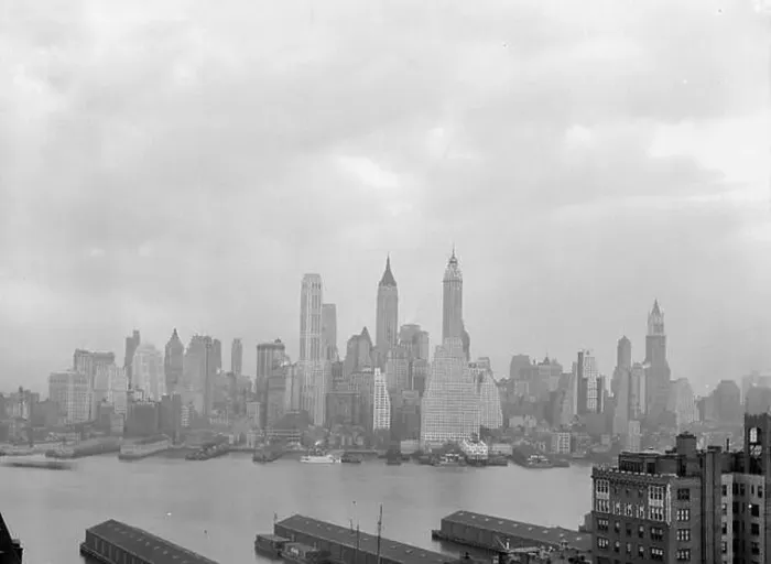 Framed Print : New York City skyline 1932 Framed Print : New York City skyline 1932