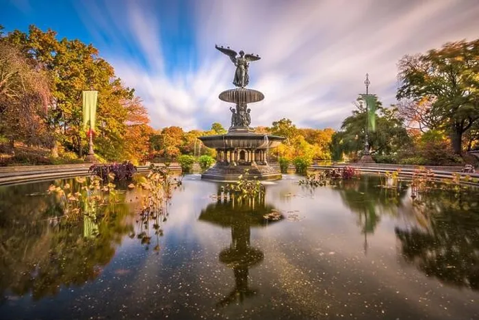 Framed Print : New York, New York, USA at Bethesda Terrace in Central Park during autumn season Framed Print : New York, New York, USA at Bethesda Terrace in Central Park during autumn season