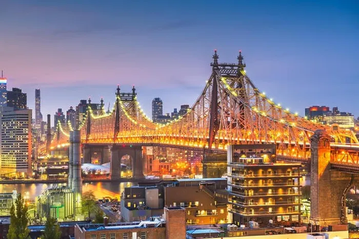 Framed Print : New York, New York, USA Manhattan skyline with the Queensboro Bridge Framed Print : New York, New York, USA Manhattan skyline with the Queensboro Bridge