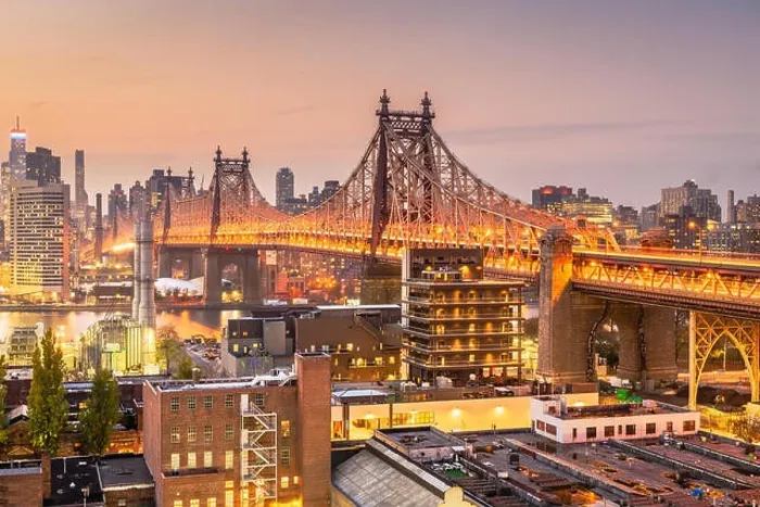 Framed Print : New York, New York, USA Manhattan skyline with the Queensboro Bridge Framed Print : New York, New York, USA Manhattan skyline with the Queensboro Bridge