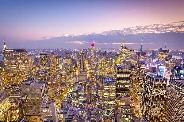 New York, New York, USA skyline