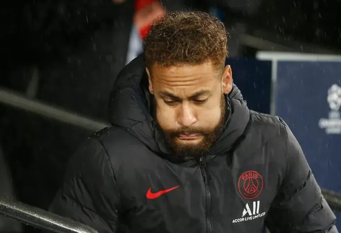 Framed Print : Neymar JR of PSG seen during the UEFA Champions League match Framed Print : Neymar JR of PSG seen during the UEFA Champions League match