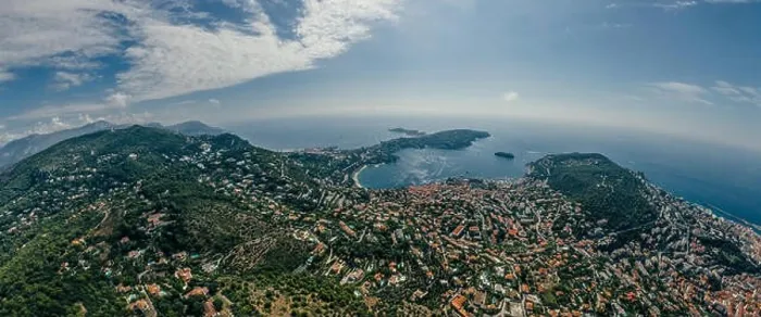 Framed Print : Nice city in the south of France on the azure coast drone Air 360 vr virtual reality drone panorama Framed Print : Nice city in the south of France on the azure coast drone Air 360 vr virtual reality drone panorama