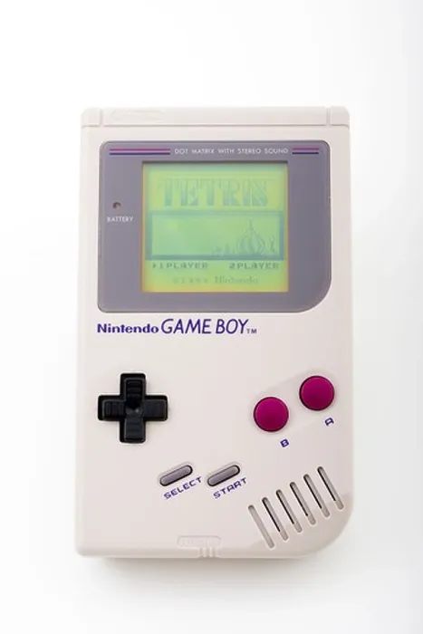 Framed Print : Nintendo Game Boy handheld video game device 1st edition 1989 Framed Print : Nintendo Game Boy handheld video game device 1st edition 1989