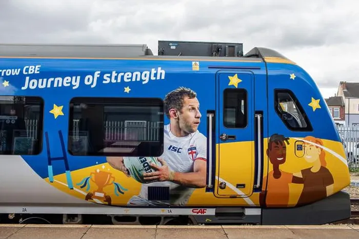 Framed Print : Northern has named a train after Rob Burrow Framed Print : Northern has named a train after Rob Burrow