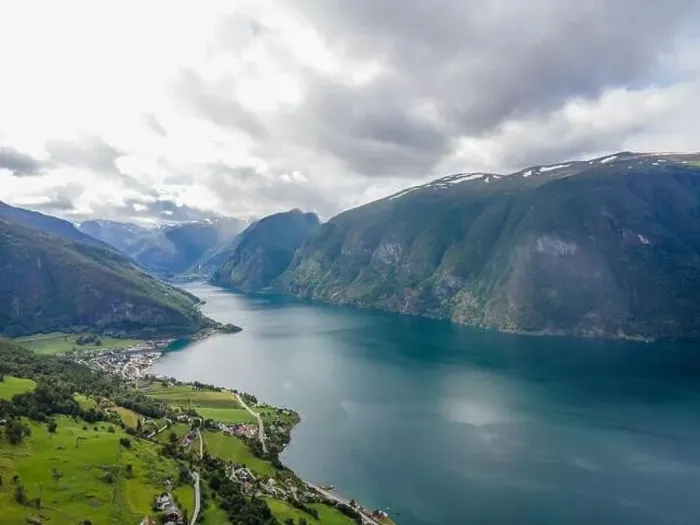 Framed Print : Norway - View in between the Norwegian Fjords from above in the route from Bergen to Tyssedal Framed Print : Norway - View in between the Norwegian Fjords from above in the route from Bergen to Tyssedal