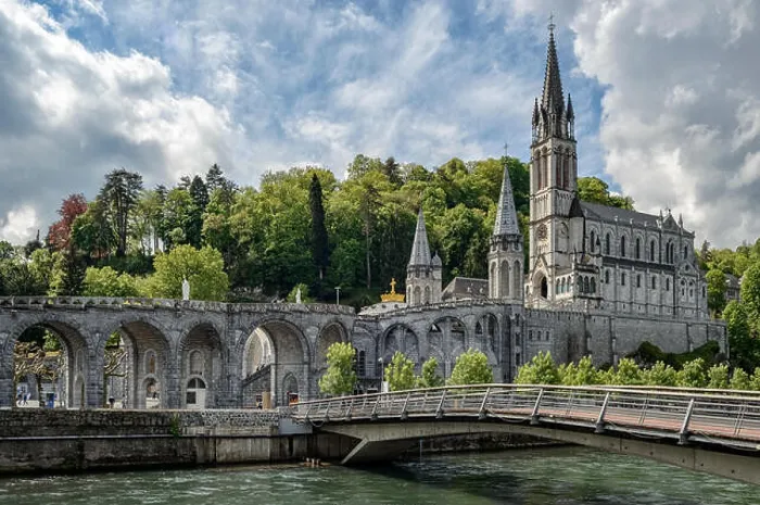 Framed Print : Notre Dame du Rosaire de Lourdes at the Sanctuary of Our Lady of Lourdes