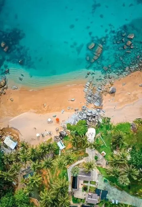 Framed Print : Nui Beach Black Rock viewpoint in Phuket, Thailand Framed Print : Nui Beach Black Rock viewpoint in Phuket, Thailand