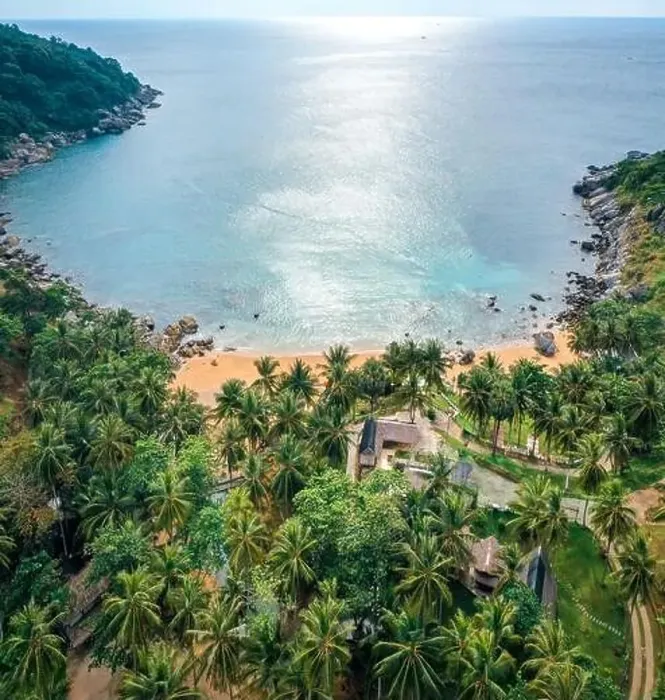 Framed Print : Nui Beach Black Rock viewpoint in Phuket, Thailand Framed Print : Nui Beach Black Rock viewpoint in Phuket, Thailand