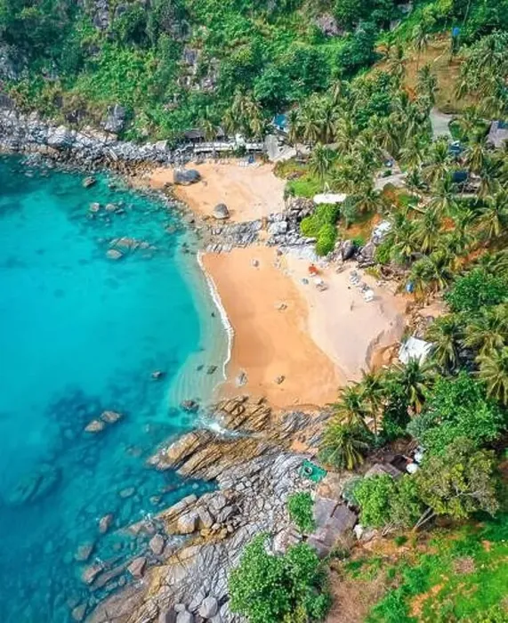 Framed Print : Nui Beach Black Rock viewpoint in Phuket, Thailand Framed Print : Nui Beach Black Rock viewpoint in Phuket, Thailand