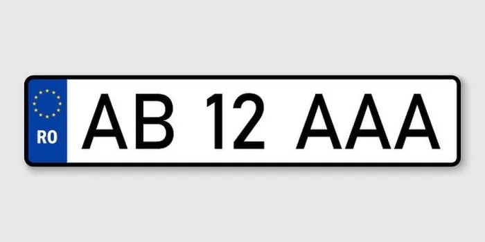 Framed Print : number plate. Vehicle registration plates of Romania Framed Print : number plate. Vehicle registration plates of Romania
