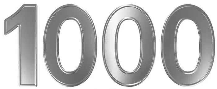 Framed Print : Numeral 1000, one thousand, isolated on white background, 3d render Framed Print : Numeral 1000, one thousand, isolated on white background, 3d render