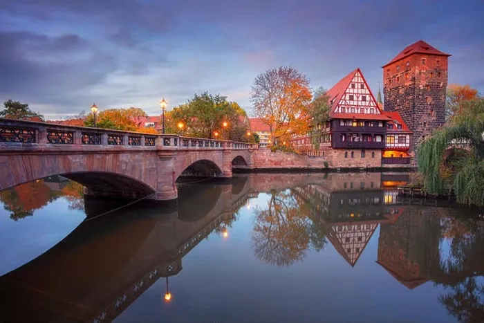 Framed Print : Nuremberg, Germany. Cityscape image of old town Nuremberg, Germany during autumn sunset Framed Print : Nuremberg, Germany. Cityscape image of old town Nuremberg, Germany during autumn sunset