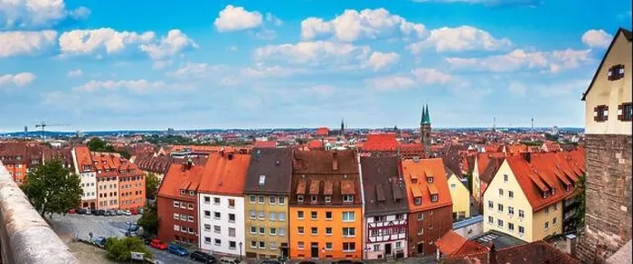 Framed Print : Nuremberg, Germany old city buildings Framed Print : Nuremberg, Germany old city buildings