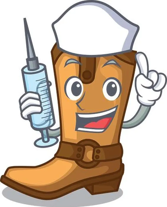Framed Print : Nurse cowboy boots isolated in the mascot Framed Print : Nurse cowboy boots isolated in the mascot