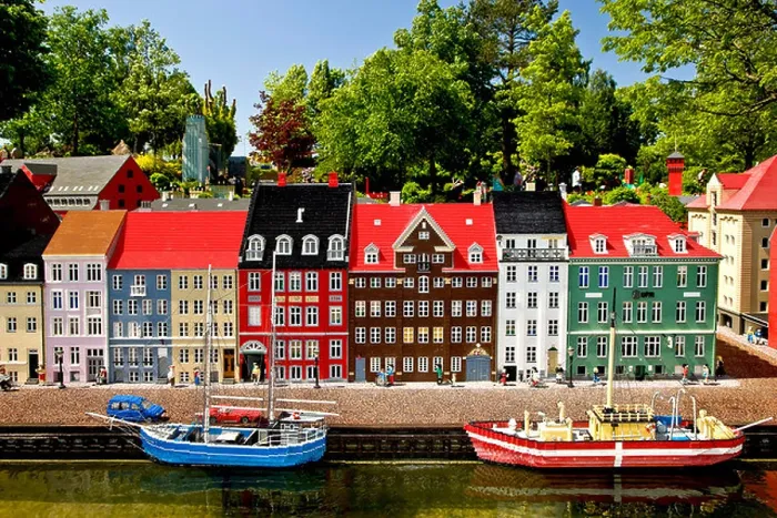 Framed Print : Nyhavn made from lego bricks, Legoland, Denmark Framed Print : Nyhavn made from lego bricks, Legoland, Denmark