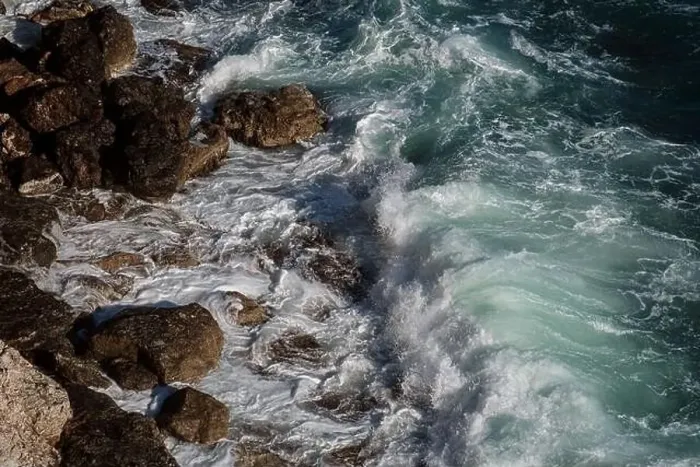 Framed Print : Ocean wave background breaking sea water rocky shore rough seas turquoise water gradient foam Framed Print : Ocean wave background breaking sea water rocky shore rough seas turquoise water gradient foam