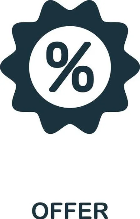 Framed Print : Offer icon. Creative element design from stock market icons collection