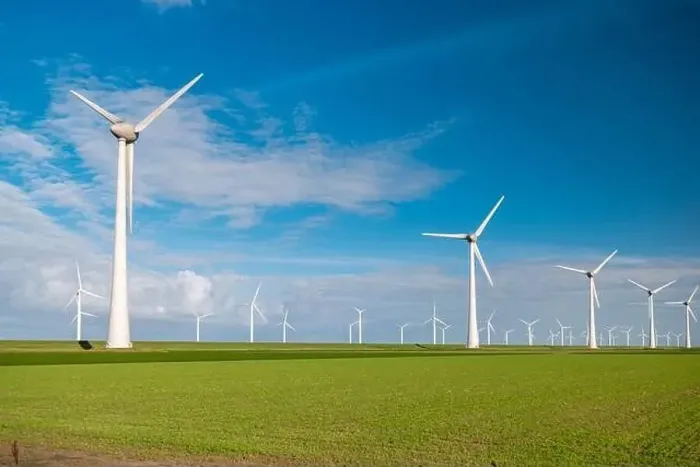 Framed Print : offshore windmill park with clouds and a blue sky, windmill park in the ocean drone aerial view with wind turbine Framed Print : offshore windmill park with clouds and a blue sky, windmill park in the ocean drone aerial view with wind turbine