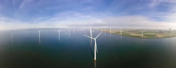 Framed Print : offshore windmill park with clouds and a blue sky, windmill park in the ocean drone aerial view with wind turbine Framed Print : offshore windmill park with clouds and a blue sky, windmill park in the ocean drone aerial view with wind turbine