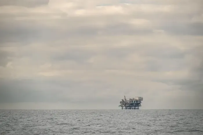 Framed Print : Oil Rig Against A Cloudy Sky Off The Coast of Ventura, California Framed Print : Oil Rig Against A Cloudy Sky Off The Coast of Ventura, California