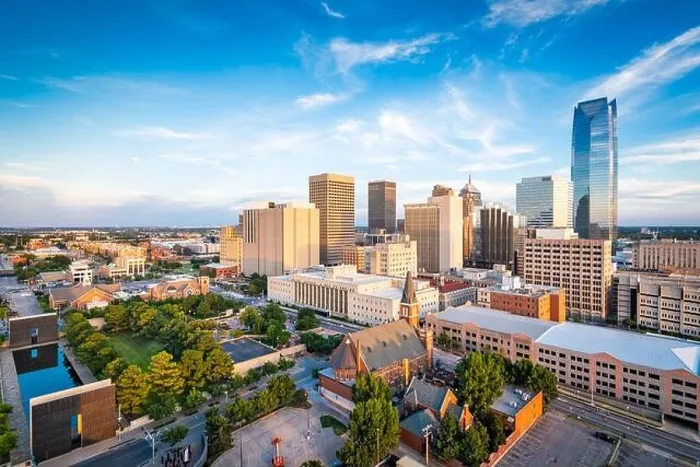 Framed Print : Oklahoma City, Oklahoma, USA downtown skyline in the afternoon Framed Print : Oklahoma City, Oklahoma, USA downtown skyline in the afternoon