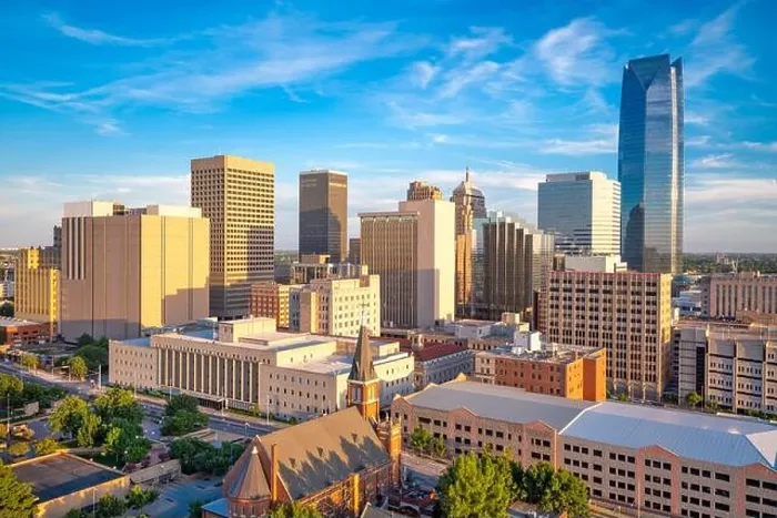 Framed Print : Oklahoma City, Oklahoma, USA downtown skyline in the afternoon Framed Print : Oklahoma City, Oklahoma, USA downtown skyline in the afternoon