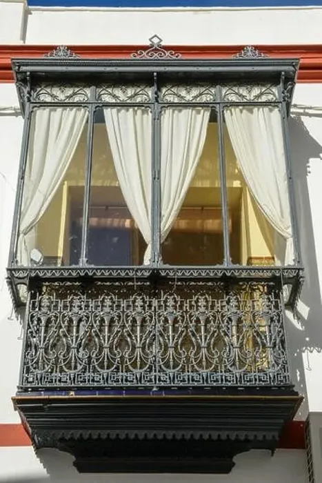 Framed Print : Old balcony at the town of Carmona on Andalucia in Spain Framed Print : Old balcony at the town of Carmona on Andalucia in Spain