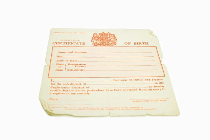 Framed Print : Old Blank United Kingdom Birth certificate Framed Print : Old Blank United Kingdom Birth certificate