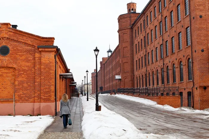 Framed Print : Old converted factory buildings Lodz poland Framed Print : Old converted factory buildings Lodz poland