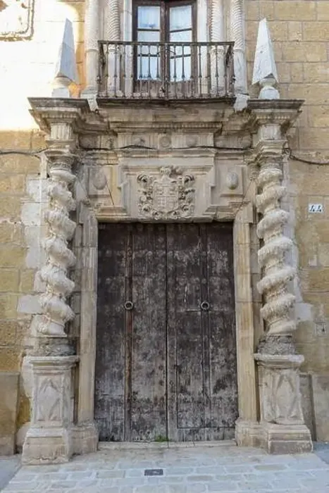 Framed Print : Old entrance door at Osuna on Andalusia in Spain Framed Print : Old entrance door at Osuna on Andalusia in Spain
