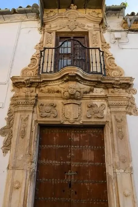 Framed Print : Old entrance door at Osuna on Andalusia in Spain Framed Print : Old entrance door at Osuna on Andalusia in Spain