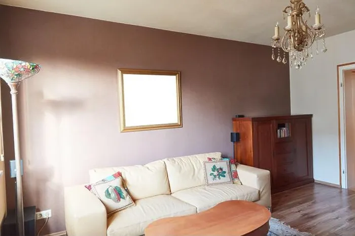Framed Print : Old-fashioned living room with picture frame mock-up template on wall Framed Print : Old-fashioned living room with picture frame mock-up template on wall