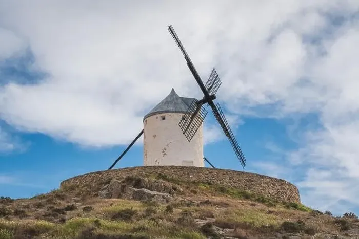 Framed Print : Old historic windmills on the hill of Herencia, Consuegra, Spain Framed Print : Old historic windmills on the hill of Herencia, Consuegra, Spain