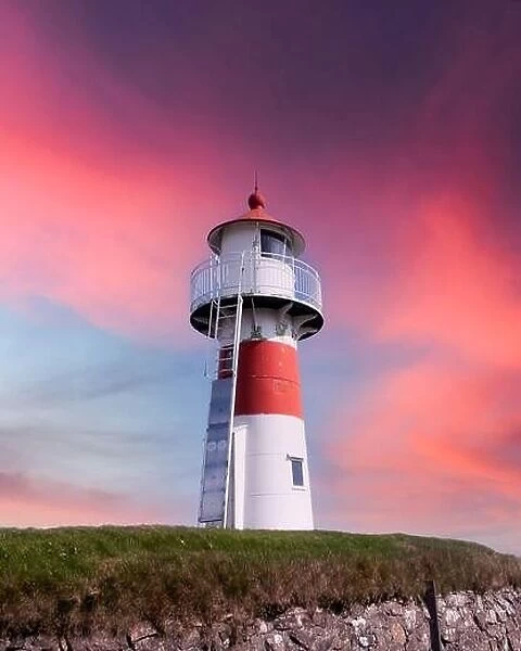 Old lighthouse outside Torshavn city