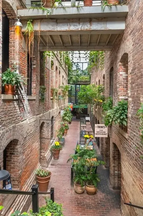Framed Print : The Old Market Passageway, Omaha, Nebraska, USA Framed Print : The Old Market Passageway, Omaha, Nebraska, USA
