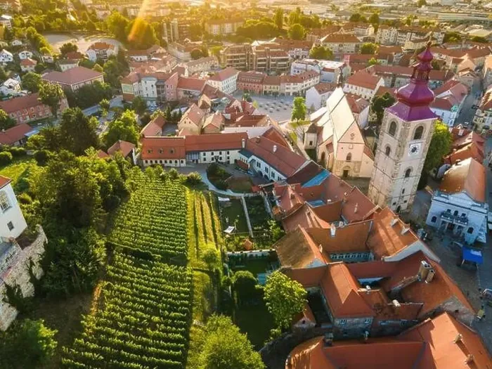 Framed Print : Old Monastery Vineyard in Ptuj, Slovenia Framed Print : Old Monastery Vineyard in Ptuj, Slovenia
