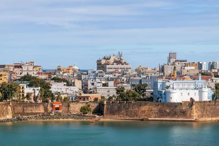 Framed Print : Old San Juan, Puerto Rico cityscape on the water in the Caribbean Framed Print : Old San Juan, Puerto Rico cityscape on the water in the Caribbean