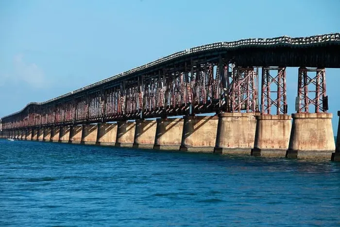 Framed Print : Old Seven Mile Bridge in Florida Keys, USA Framed Print : Old Seven Mile Bridge in Florida Keys, USA
