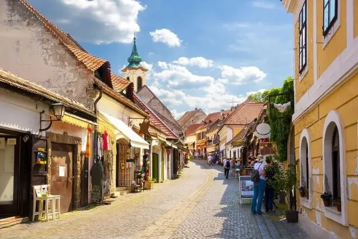Framed Print : Old street in Szentendre city Framed Print : Old street in Szentendre city