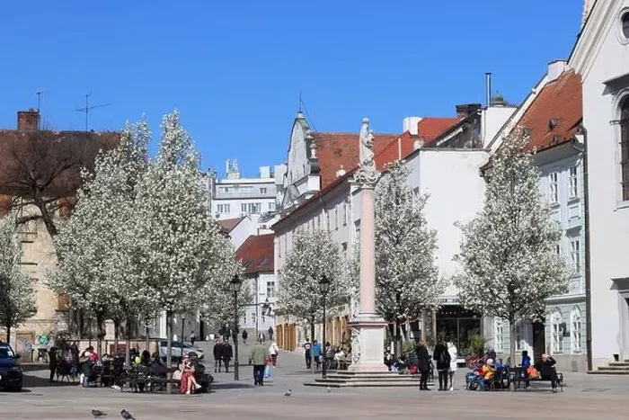 Framed Print : Old town of Bratislava, Slovakia on sunny spring day Framed Print : Old town of Bratislava, Slovakia on sunny spring day
