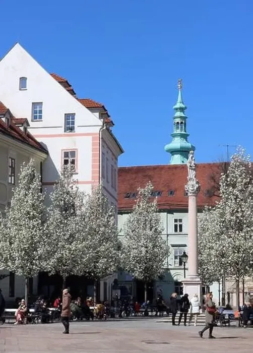Framed Print : Old town of Bratislava, Slovakia on sunny spring day Framed Print : Old town of Bratislava, Slovakia on sunny spring day