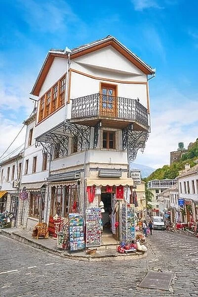 Old town in Gjirokaster, UNESCO World Heritage Site, Albania