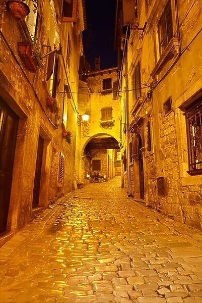 Old Town in Rovinj, Croatia, Europe