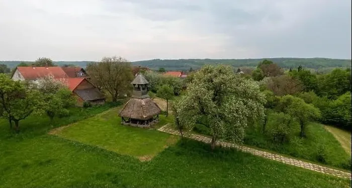 Framed Print : Old wooden bell tower with thatched roof. The region's symbolic landmark. Part of the Orseg national Park in Hungary Framed Print : Old wooden bell tower with thatched roof. The region's symbolic landmark. Part of the Orseg national Park in Hungary