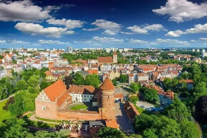 Framed Print : Olsztyn-a city in north-eastern Poland Framed Print : Olsztyn-a city in north-eastern Poland