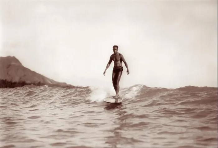 Framed Print : Olympic Gold Medal swimmer and Father of Modern Surfing Framed Print : Olympic Gold Medal swimmer and Father of Modern Surfing