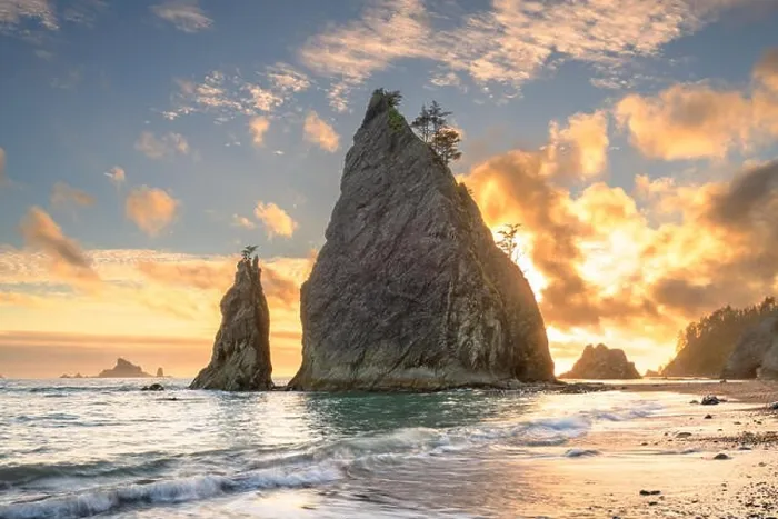 Framed Print : Olympic National Park, Washington, USA at Rialto Beach Framed Print : Olympic National Park, Washington, USA at Rialto Beach