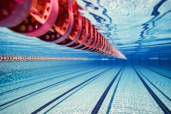 Framed Print : Olympic Swimming pool underwater background Framed Print : Olympic Swimming pool underwater background