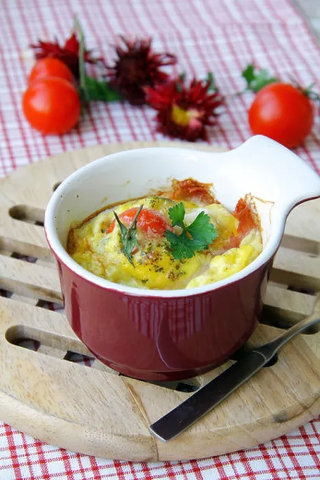 Framed Print : Omelette in a cup Framed Print : Omelette in a cup